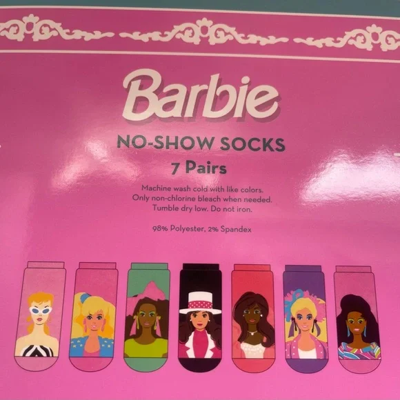Barbie Ankle Socks {7 Pairs} - Picture 5 of 6